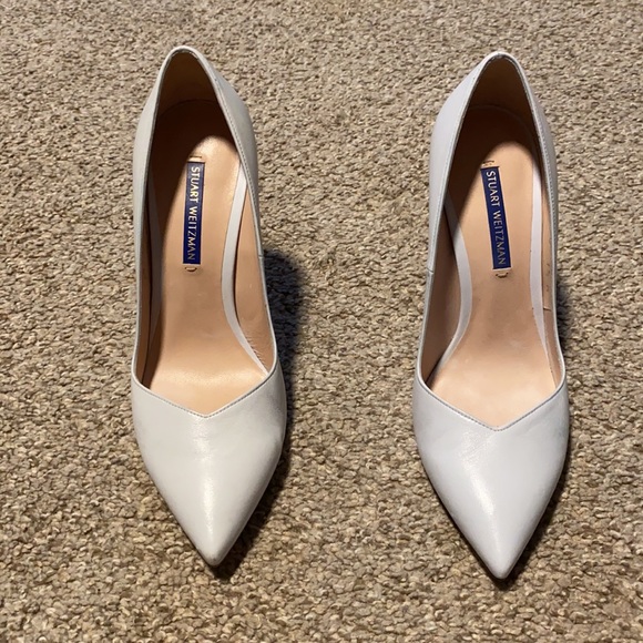 Stuart Weitzman The ANNY 105 Aqua Ice Nappa - Picture 2 of 4